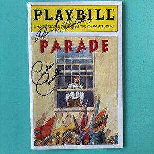 Carolee Carmello and Adinah Alexander Signed Playbill Parade Opening Night 1998
